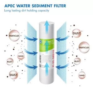 APEC Water Systems Essence 10 in. Replacement Pre-Filter Set with UV Replacement Bulb for ROES-UV75