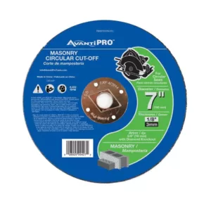 Avanti Pro 7 in. x 1/8 in. x 5/8 in. Masonry Cut-Off Disc
