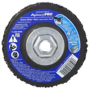 Avanti Pro 4-1/2 in. x 5/8 in. -11 in. Non-Woven Quick-Strip Disc