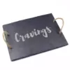 Cathy's Concepts "Cravings" 15.75 in. x 12 in. x .25 in. Slate Serving Board