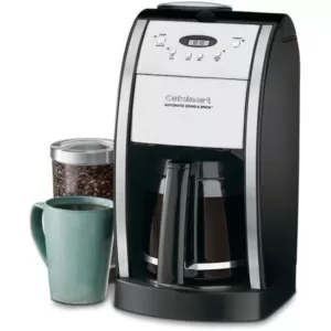 Cuisinart Grind and Brew 12-Cup Automatic Black Drip Coffee Maker with Built-In Grinder