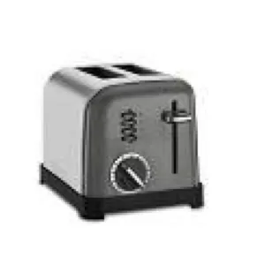 Cuisinart Classic Series 2-Slice Black Stainless Steel Toaster