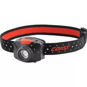 Coast FL60R 450 Lumens Rechargeable LED Headlamp, Accessories Included