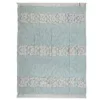 LR Resources Soft Aztec 50 in. x 60 in. Sky Blue Decorative Throw Blanket