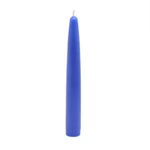 Zest Candle 6 in. Blue Taper Candles (Set of 12)