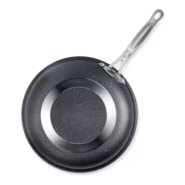 GRANITESTONE 12 in. Aluminum Ultra-Durable Non-Stick Diamond Infused Round Fry Pan