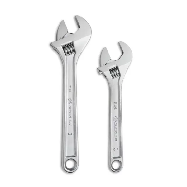 Crescent 8 in. and 12 in. Adjustable Wrench Set (2-Piece)