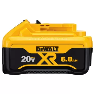 DEWALT 20-Volt MAX Cordless 4-1/2 in. to 5 in. Grinder, (2) 20-Volt 5.0Ah Batteries, (1) 20-Volt 6.0Ah Battery & Charger