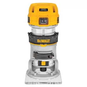 DEWALT 7 Amp Corded 1-1/4 HP Max Torque Variable Speed Compact Router with LEDs