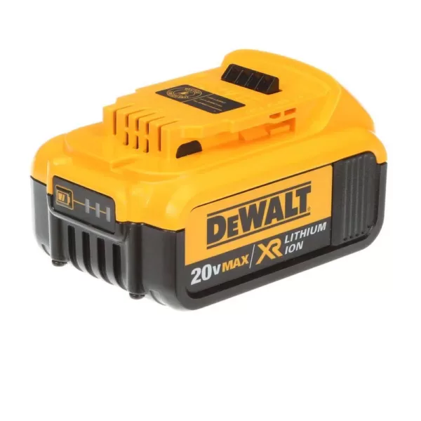 DEWALT 20-Volt MAX Cordless 1/4 in. Impact Driver, (2) 20-Volt 4.0Ah Batteries, Charger & Bag