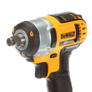 DEWALT 20-Volt MAX Cordless 1/2 in. Impact Wrench Kit with Hog Ring, (2) 20-Volt 4.0Ah Batteries & Charger