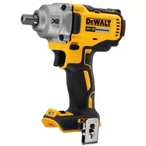 DEWALT 20-Volt MAX XR Cordless Brushless 1/2 in. Mid-Range Impact Wrench with Detent Pin Anvil (Tool-Only)