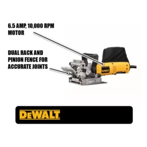 DEWALT 6.5 Amp Heavy Duty Plate Joiner Kit