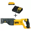 DEWALT 20-Volt MAX Cordless Reciprocating Saw with (1) 20-Volt Battery 3.0Ah & Charger