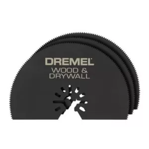 Dremel Multi-Max 3 in. Universal Oscillating Tool Wood and Drywall Saw Blade (3-Pack)