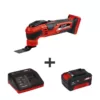 Einhell PXC 18-Volt Cordless Variable-Speed 20,000-OPM Oscillating Multi-Tool Kit (with 3.0-Ah Battery Plus Fast Charger)