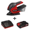 Einhell PXC 18-Volt Cordless 24000-OPM Compact Detail Palm Sheet Sander Kit (w/ 2.0-Ah Battery Plus Fast Charger)