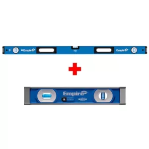Empire 48 in. Box Level with UltraView LED 9 in. Torpedo Level