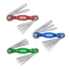 Freeman 3-Piece Aluminum Folding Metric Hex/SAE Hex Wrench and Torx Key Set