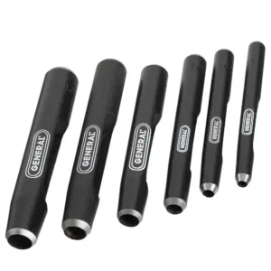 General Tools Hollow Steel Punch Set (6-Piece)
