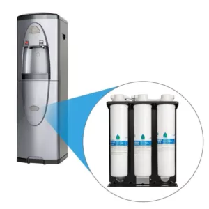 Global Water Bluline G3 Series Hot and Cold Bottleless Water Cooler with Reverse Osmosis Filtration and UV Light