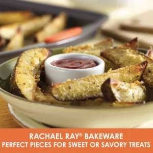 Rachael Ray Yum-o! Nonstick Bakeware 3-Piece Baking Sheet Set