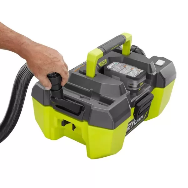 RYOBI 18-Volt ONE+ 3 Gal. Project Wet/Dry Vac with 2.0 Ah Battery and Charger