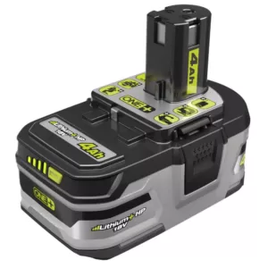 RYOBI 18-Volt ONE+ 3 Gal. Project Wet/Dry Vacuum w/Accessory Storage and Lithium-Ion 4.0 Ah LITHIUM+ HP High Capacity Battery