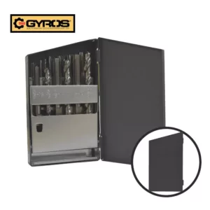 Gyros High Speed Steel Coarse Tap and Drill Bit Set (18-Piece)