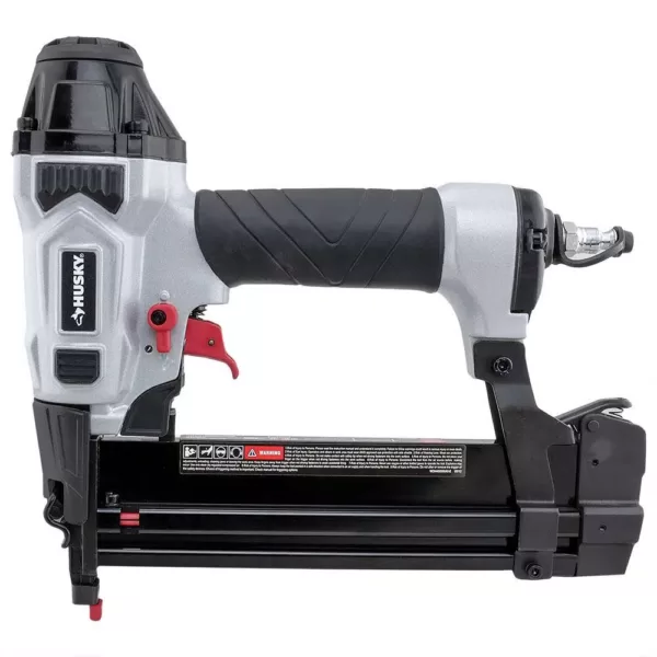 Husky Pneumatic 2-in-1 18 Gauge 2 in. Brad Nailer and 1/4 in. Narrow Crown Stapler with Fasteners (400-Count)