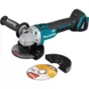 Makita 18-Volt LXT Lithium-Ion Brushless Cordless 4-1/2 / 5 in. Cut-Off/Angle Grinder with Electric Brake (Tool Only)