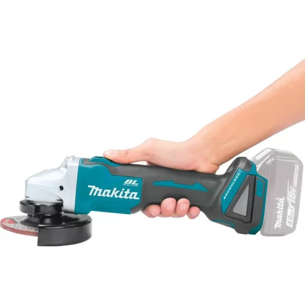 Makita 18-Volt LXT Lithium-Ion Brushless Cordless 4-1/2 / 5 in. Cut-Off/Angle Grinder with Electric Brake (Tool Only)