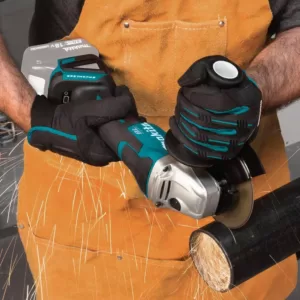 Makita 18V LXT Brushless 4-1/2 in./5 in. Paddle Switch Cut-Off/Angle Grinder with Bonus 18V LXT Battery Pack 5.0Ah