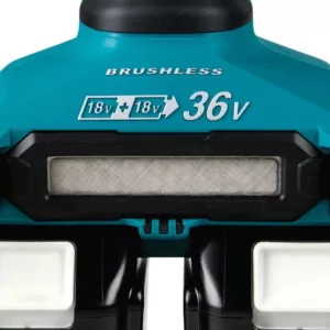 Makita 18-Volt X2 LXT Lithium-Ion (36V) Brushless Cordless 9 in. Paddle Switch Cut-Off/Angle Grinder Kit w Electric Brake 5.0Ah