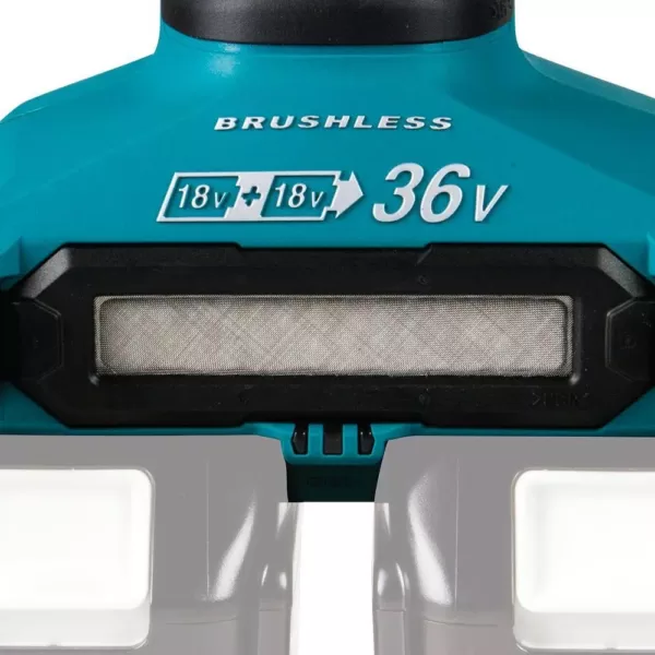 Makita 18-Volt X2 LXT Lithium-Ion (36V) Brushless Cordless 9 in. Paddle Switch Cut-Off/Angle Grinder w Electric Brake Tool Only