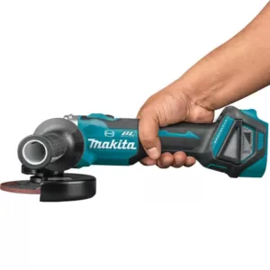 Makita 18-Volt LXT Brushless 4-1/2 in. / 5 in. Cordless Cut-Off/Angle Grinder with Electric Brake and AWS (Tool Only)