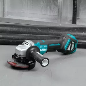 Makita 18-Volt Brushless 4-1/2 in. / 5 in. Cordless Paddle Switch Cut-Off/Angle Grinder with Electric Brake (Tool Only)