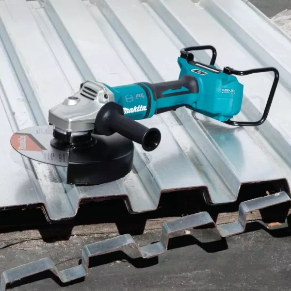 Makita 18-Volt X2 LXT Lithium-Ion 36-Volt Brushless Cordless 9 in. Cut-Off/Angle Grinder with Electric Brake and AWS Tool-Only