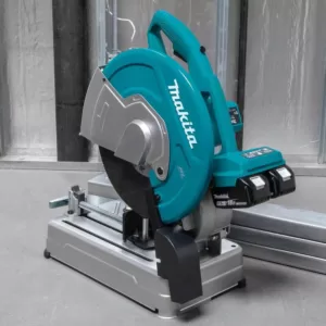 Makita 18-Volt X2 LXT Lithium-Ion 36-Volt Brushless Cordless 14 in. Cut-Off Saw with Electric Brake, 5.0 Ah