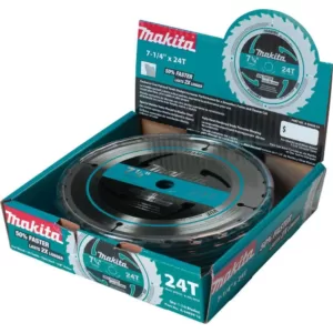 Makita 7-1/4 in. 24-Teeth Carbide-Tipped Framing Blade (10-Pack)