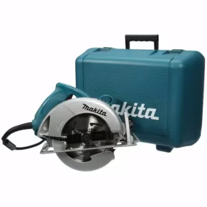 Makita 15 Amp 7-1/4 In. Corded Circular Saw with Large 56 degree Bevel Capacity, Dust Port, 24T blade and Hard Case