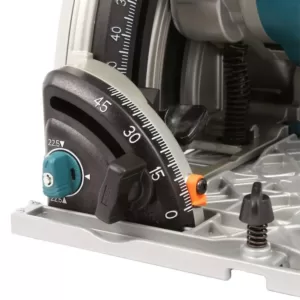 Makita 12 Amp 6-1/2 in. Plunge Circular Saw with 55 in. Guide Rail and Guide Rail Clamp (2-Pack)