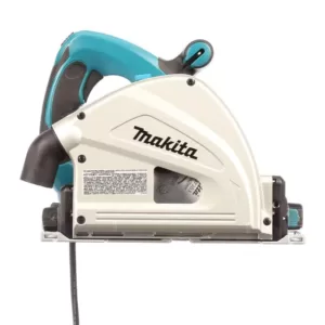 Makita 12 Amp 6-1/2 in. Plunge Circular Saw with 55 in. Guide Rail and Guide Rail Clamp (2-Pack)