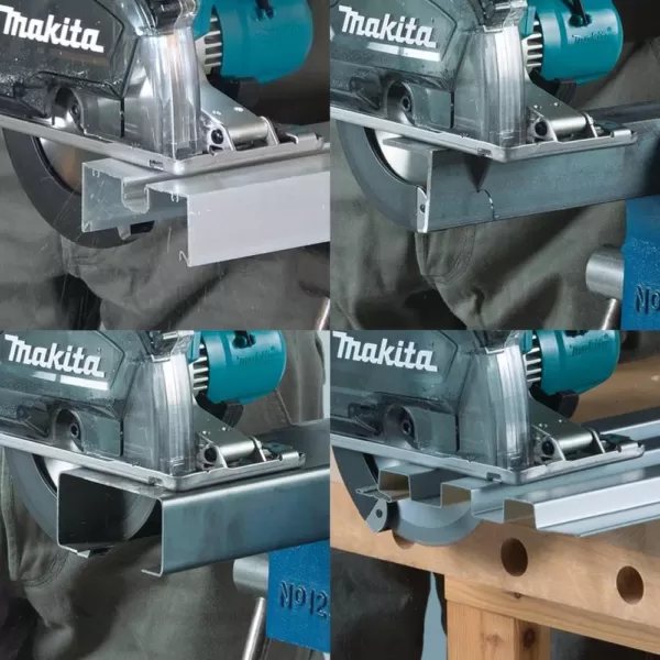 Makita 18-Volt LXT Lithium-Ion Cordless 5-3/8 in. Metal Cutting Saw with Electric Brake and Chip Collector Tool-Only