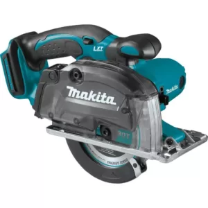 Makita 18-Volt LXT Lithium-Ion Cordless 5-3/8 in. Metal Cutting Saw with Electric Brake and Chip Collector Tool-Only