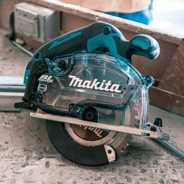 Makita 18-Volt LXT Brushless 5-7/8 in. Metal Cutting Saw with Electric Brake with bonus 18-Volt LXT Battery Pack 5.0 Ah