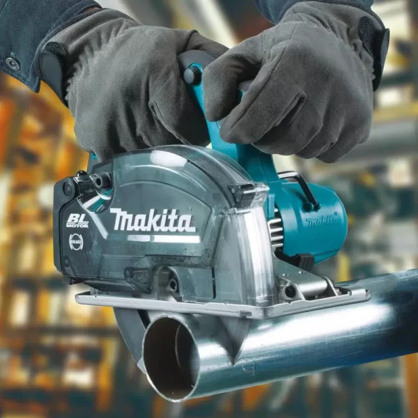 Makita 18-Volt LXT Lithium-Ion Brushless Cordless 5-7/8 in. Metal Cutting Saw with Electric Brake and Chip Collector Tool-Only