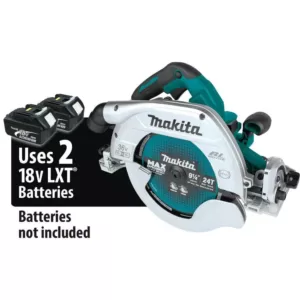 Makita 18-Volt x2 LXT Lithium-Ion (36-Volt) Brushless Cordless 9-1/4 in. Circular Saw w/Guide Rail Compatible Base (Tool Only)
