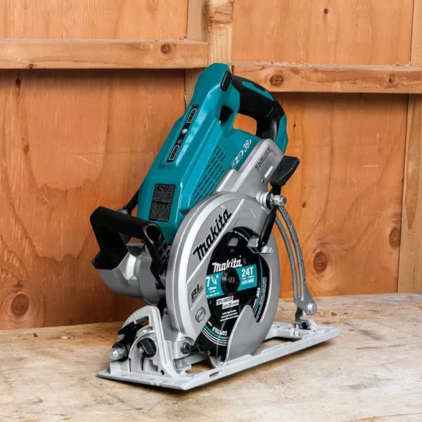 Makita 18-Volt X2 LXT Lithium-Ion (36-Volt) Brushless Cordless Rear Handle 7-1/4 in. Circular Saw (Tool-Only)