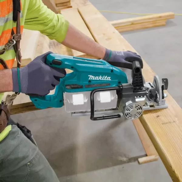 Makita 18-Volt X2 LXT Lithium-Ion (36-Volt) Brushless Cordless Rear Handle 7-1/4 in. Circular Saw (Tool-Only)